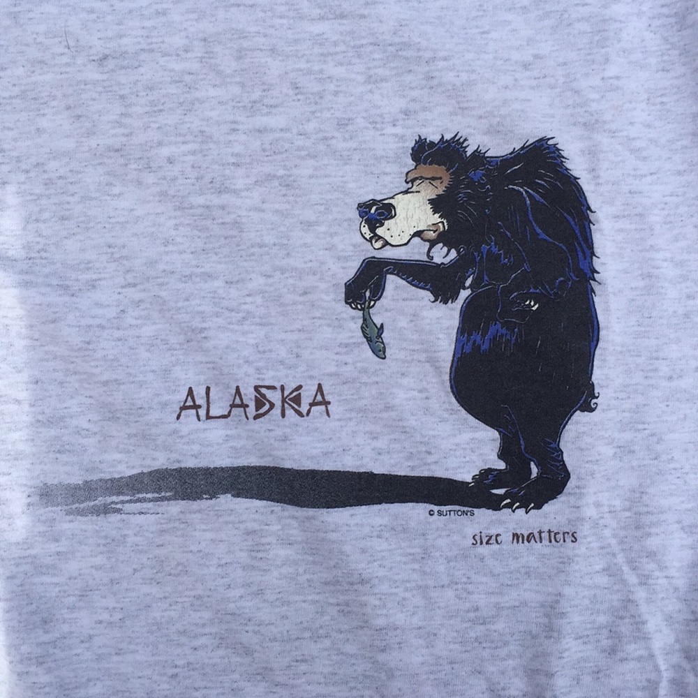Alaska "size matters" tshirt - Picture 3 of 3